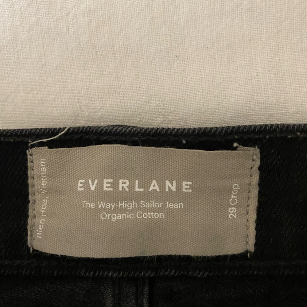 Everlane Black Way High Sailor Jeans - Picture 3 of 3